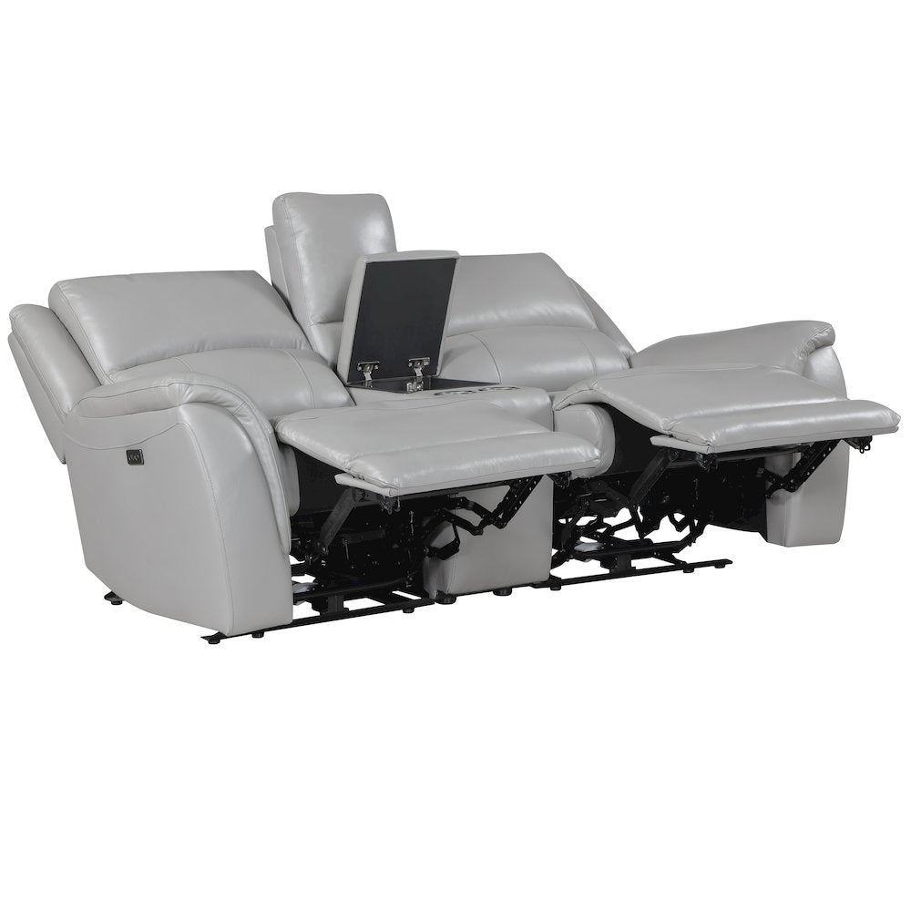 Alexandria Leather Power Reclining Conso