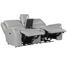Alexandria Leather Power Reclining Conso