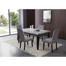 Napoli Gray Velvet Bench