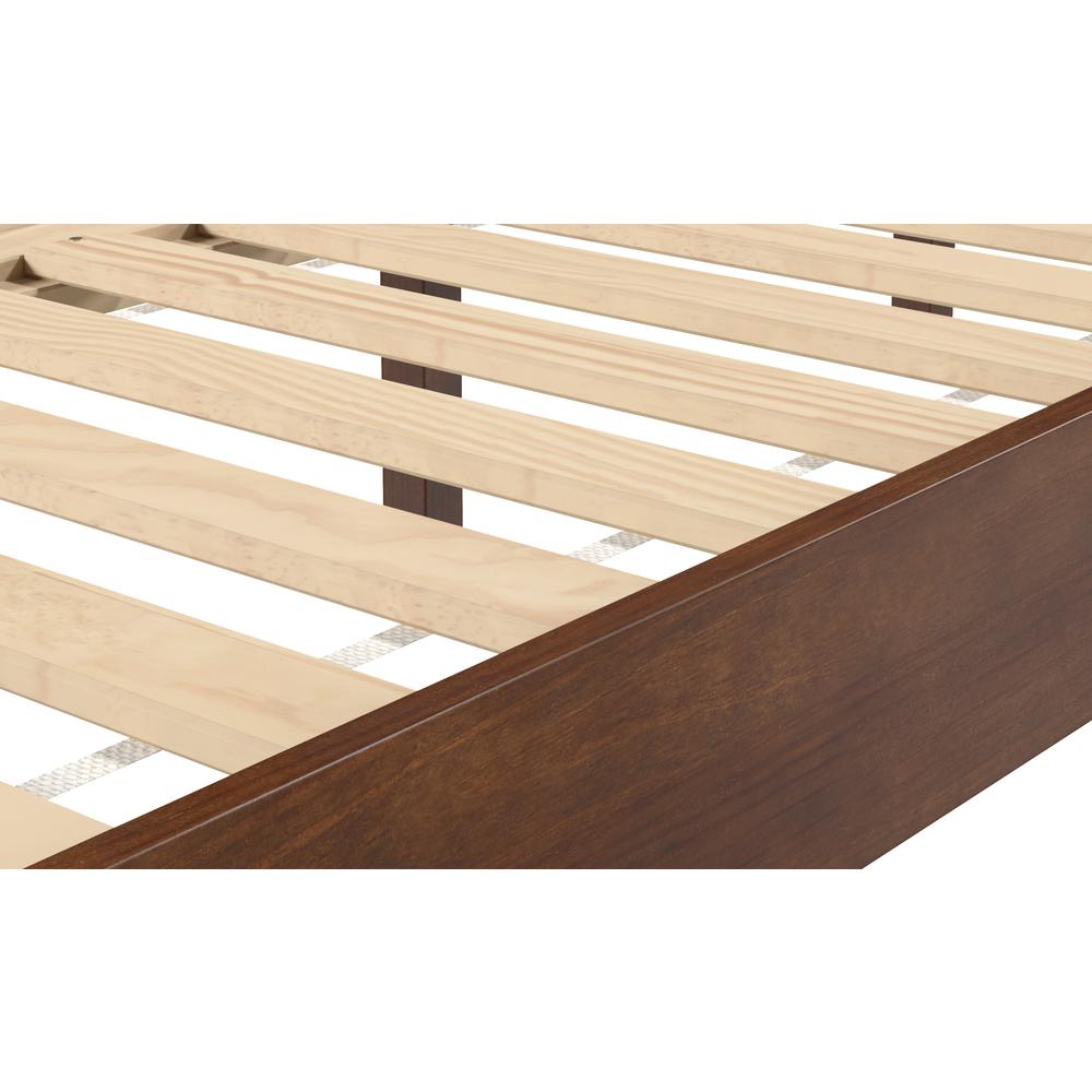 Nix Solid Wood Full Platform bed, Natural