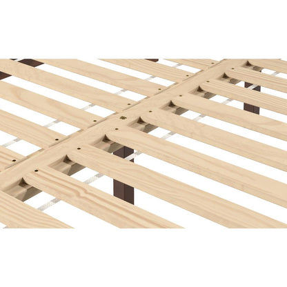 Nix Solid Wood Full Platform bed, Natural