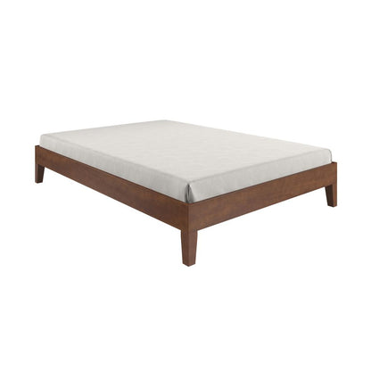 Nix Solid Wood Full Platform bed, Natural