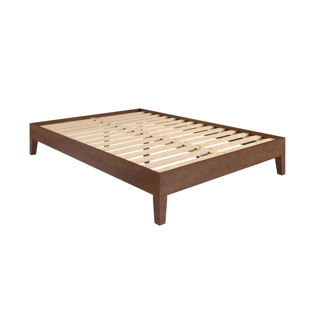 Nix Solid Wood Full Platform bed, Natural