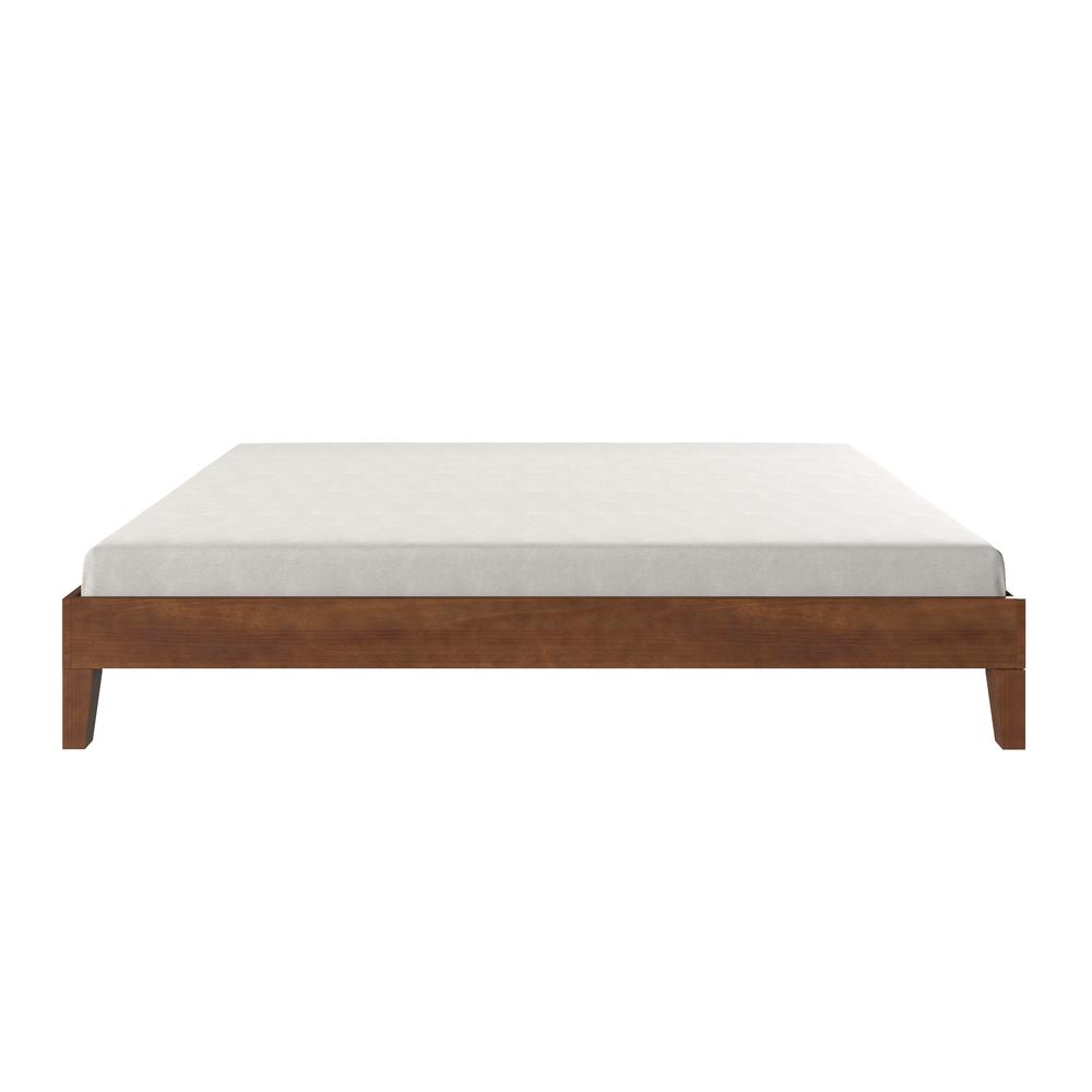 Nix Solid Wood Full Platform bed, Natural