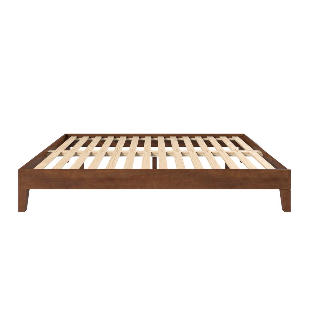 Nix Solid Wood Full Platform bed, Natural