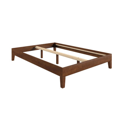 Nix Solid Wood Full Platform bed, Natural