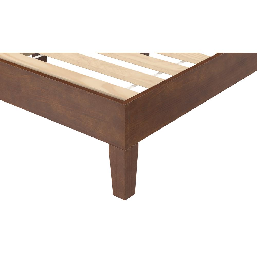 Nix Solid Wood Full Platform bed, Natural