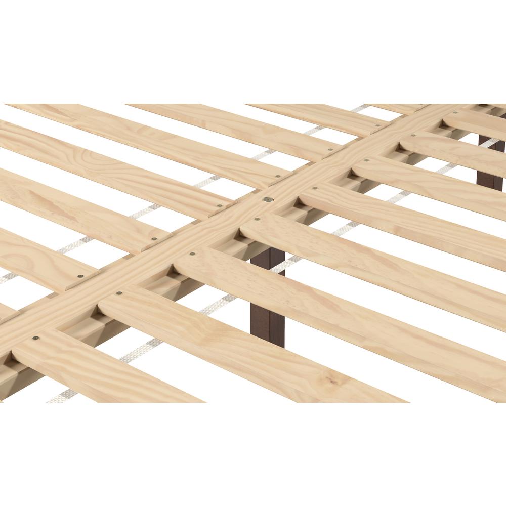 Nix Solid Wood King Platform Bed, Natural