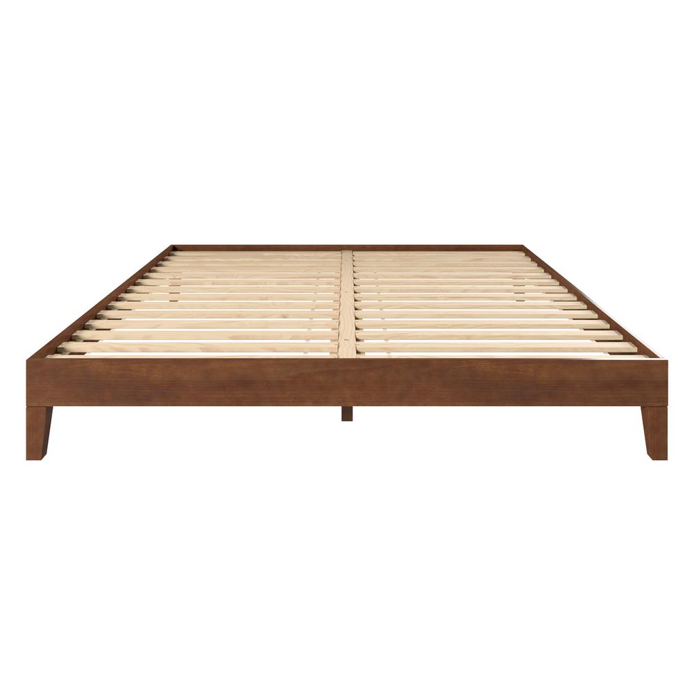 Nix Solid Wood King Platform Bed, Natural
