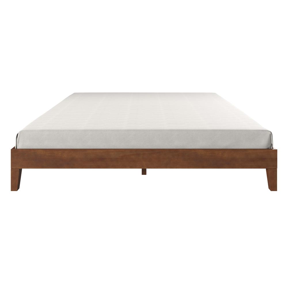 Nix Solid Wood King Platform Bed, Natural