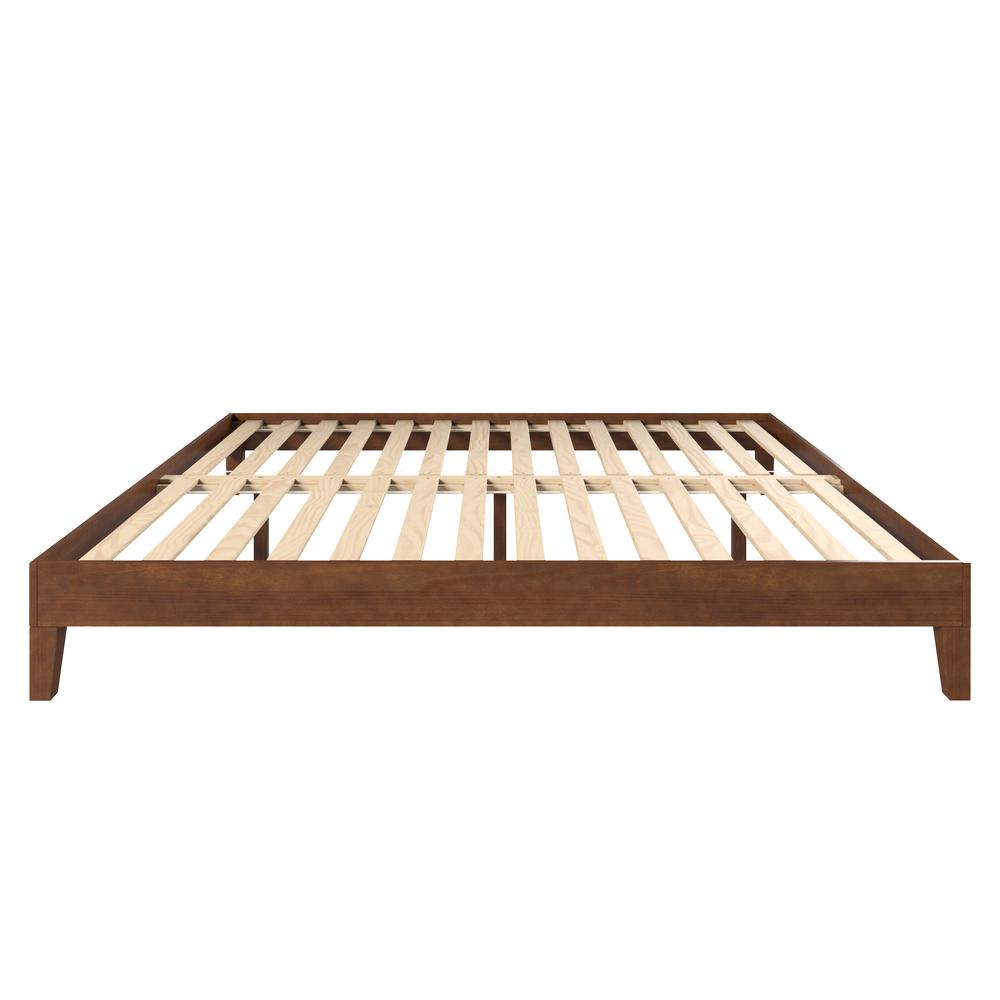 Nix Solid Wood King Platform Bed, Natural