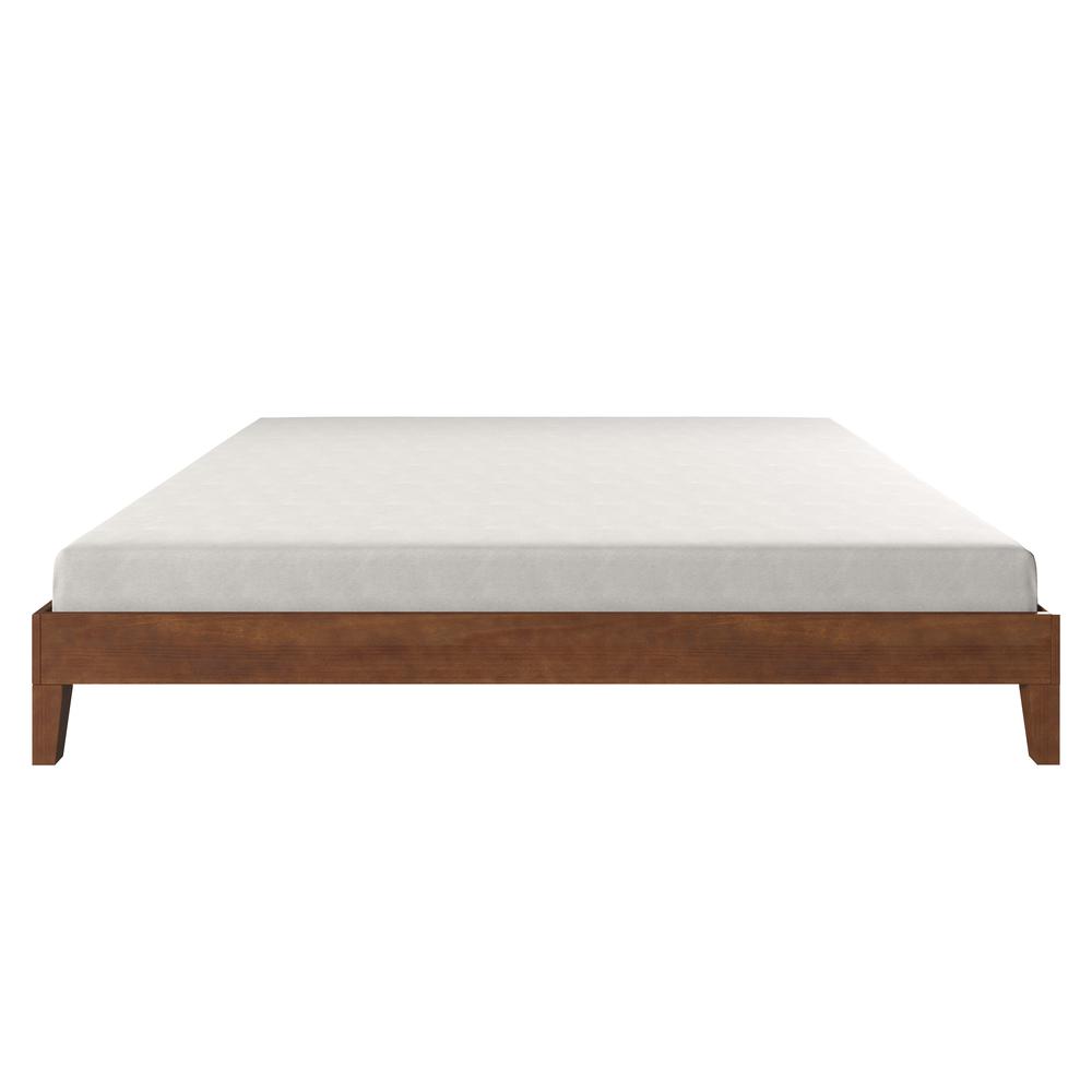 Nix Solid Wood King Platform Bed, Natural