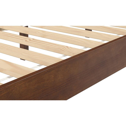 Nix Solid Wood Queen Platform Bed, Natural