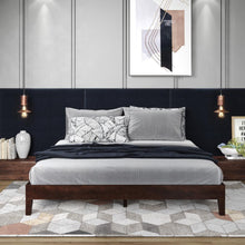 Nix Solid Wood Queen Platform Bed, Natural