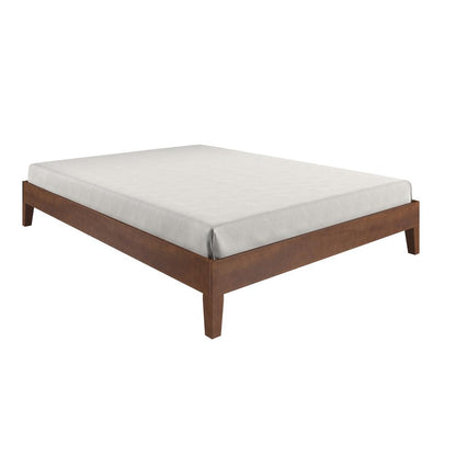 Nix Solid Wood Queen Platform Bed, Natural