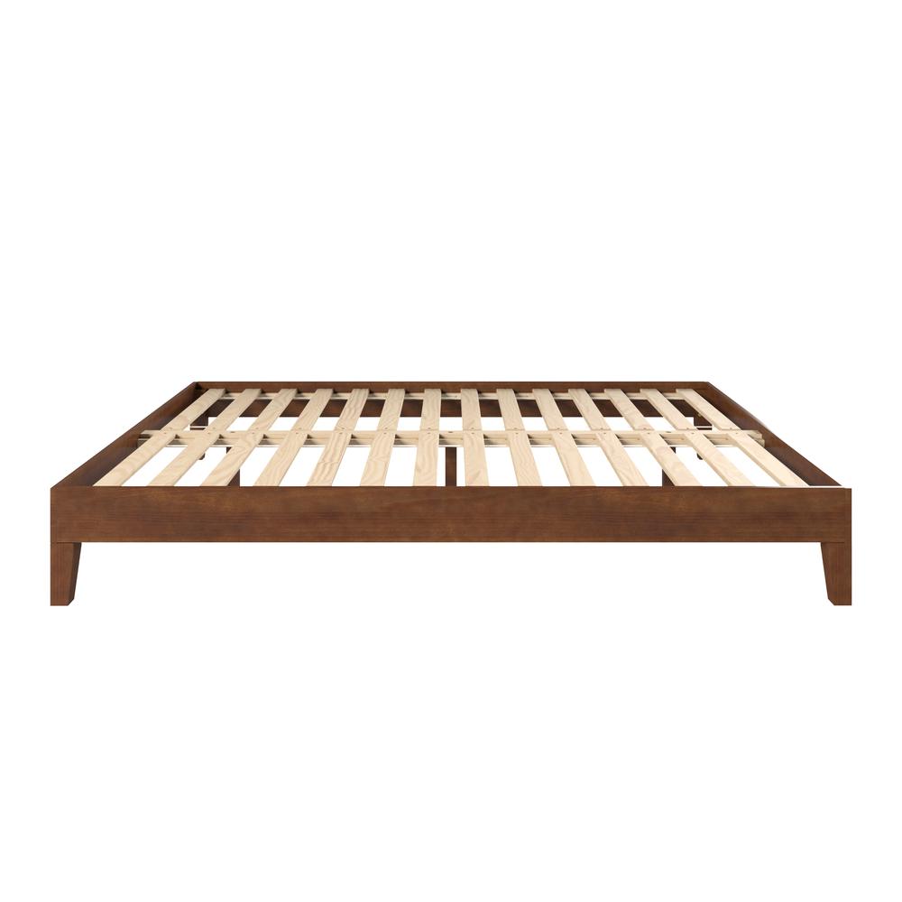 Nix Solid Wood Queen Platform Bed, Natural