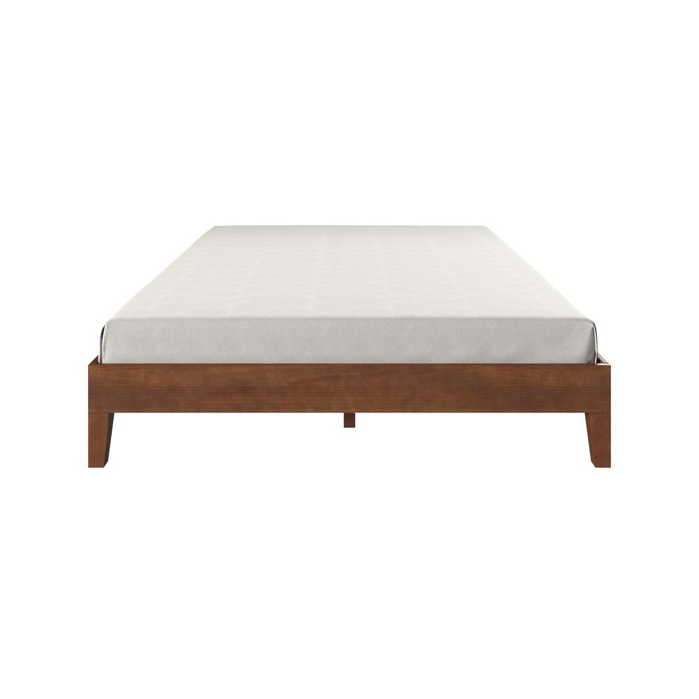 Nix Solid Wood Queen Platform Bed, Natural
