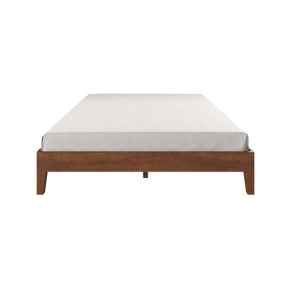 Nix Solid Wood Queen Platform Bed, Natural