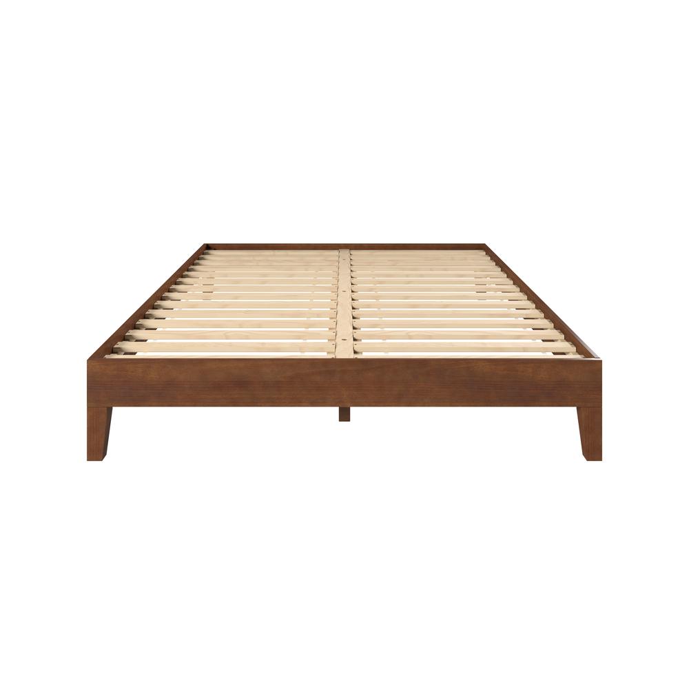Nix Solid Wood Queen Platform Bed, Natural