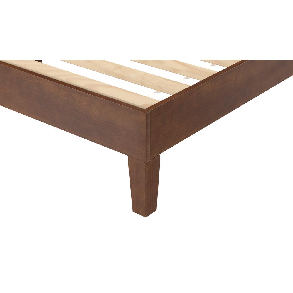 Nix Solid Wood Queen Platform Bed, Natural