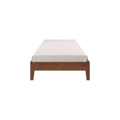 Nix Solid Wood Twin Platform Bed, Natural