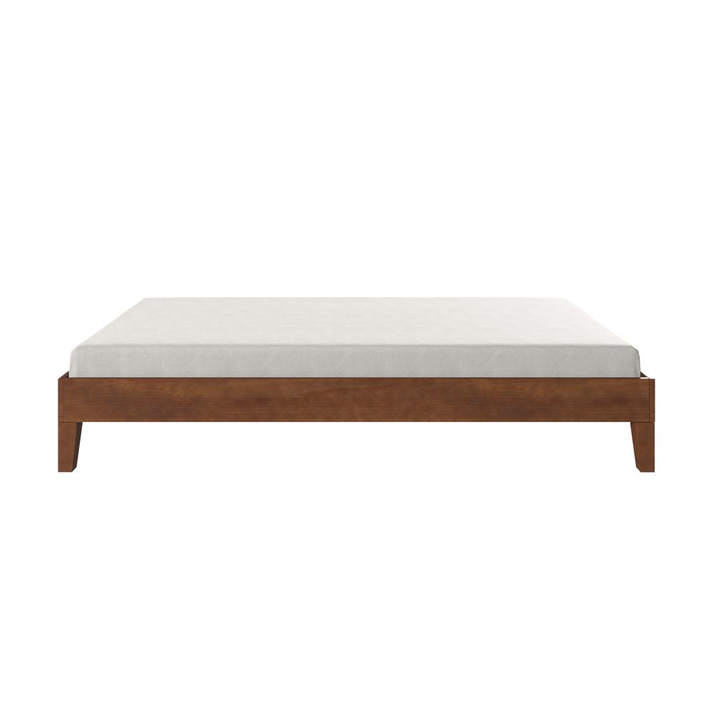 Nix Solid Wood Twin Platform Bed, Natural