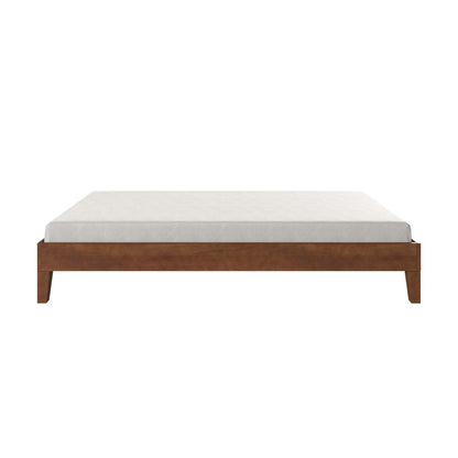 Nix Solid Wood Twin Platform Bed, Natural