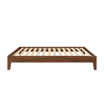 Nix Solid Wood Twin Platform Bed, Natural
