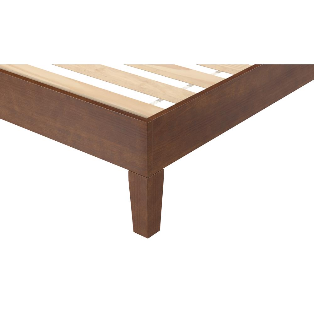 Nix Solid Wood Twin Platform Bed, Natural