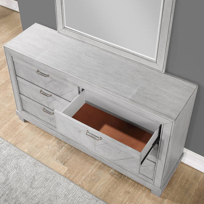 Montana Dresser and Mirror, Gray