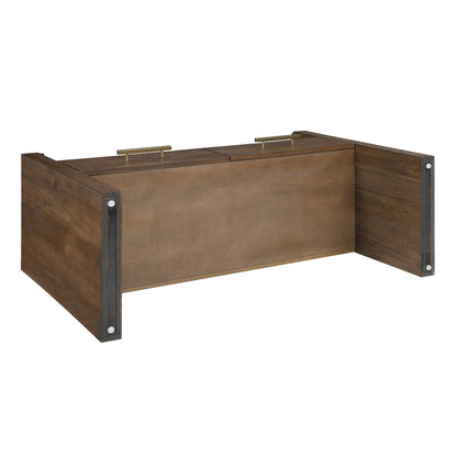Garland Glass Top Sofa Table, Toffee Finish