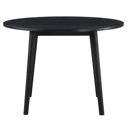 Willow Black Round Table