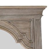 Highland Park Dresser and Mirror Driftwood