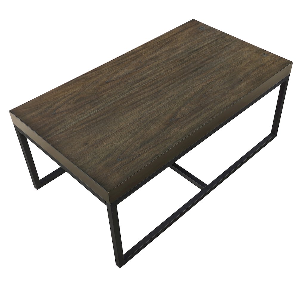 Yukon Rectangular Nesting Table with 2 Stools