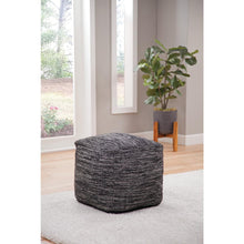 Omari Square Handwoven  Pouf