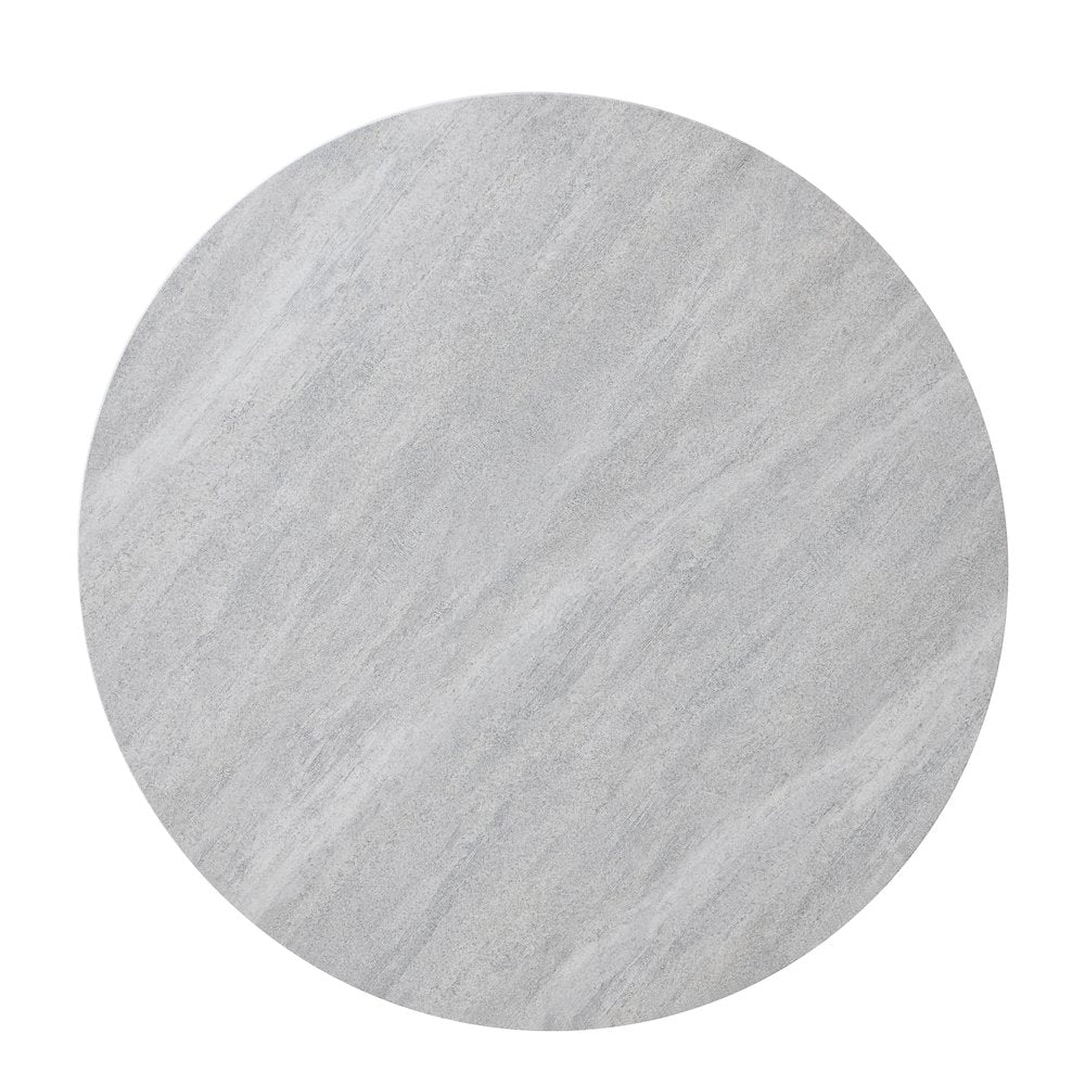 Keyla Faux-Marble Round Cocktail Table