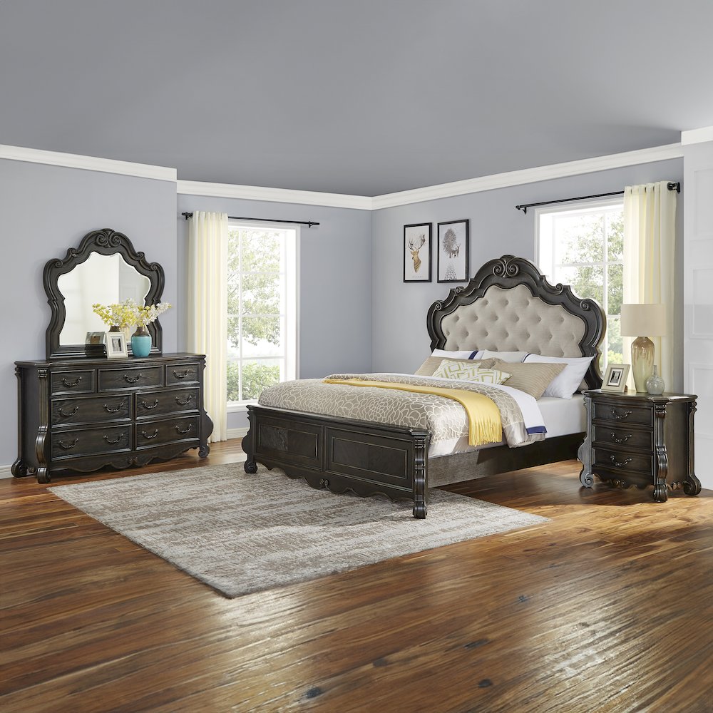 Rhapsody King 4pc Bedroom Set