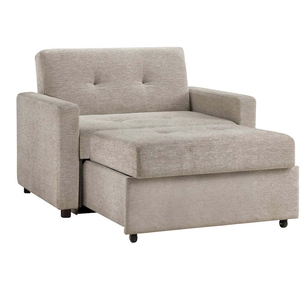 Noah Brown Chair w/ Twin Sleeper