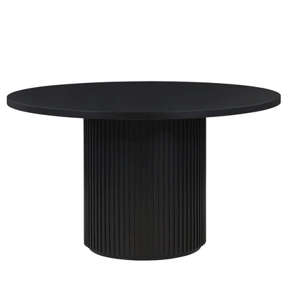 Colvin 52" Round Dining Table, Black