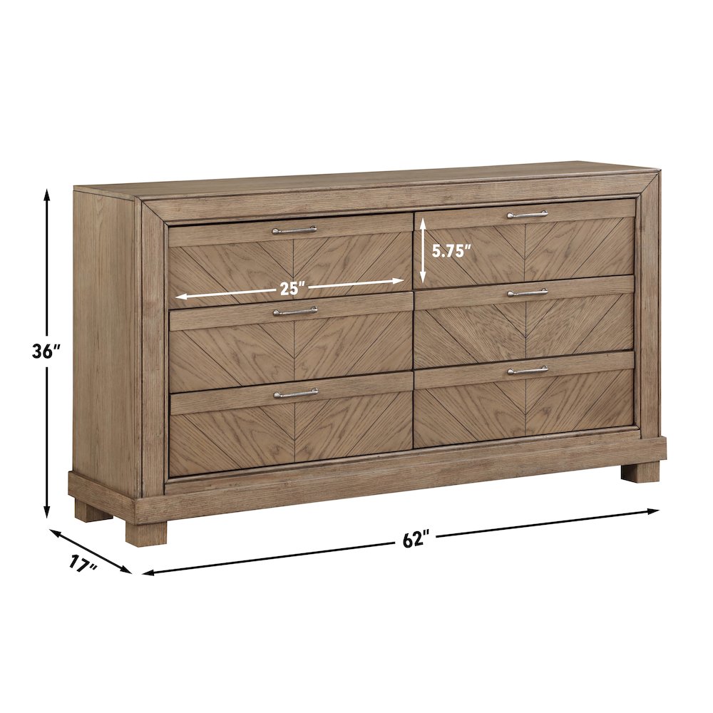 Montana Dresser and Mirror, Sand