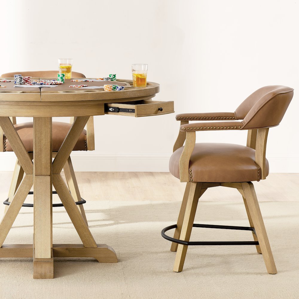 Rylie Game Top, Counter Table & 4 Counter Chairs