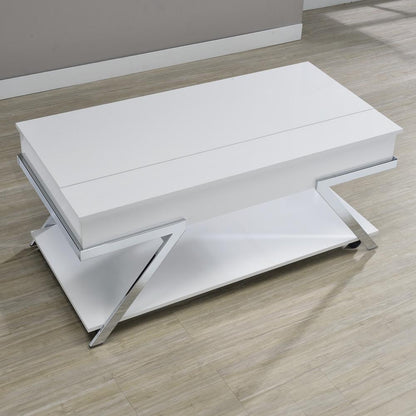 Zena Lift-Top Cocktail Table with Casters