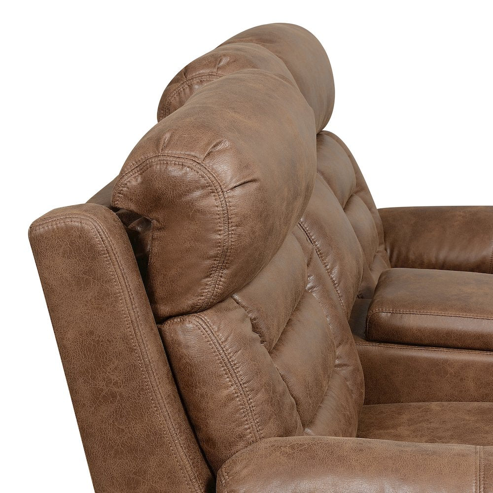 Brock Power Recliner Console Loveseat