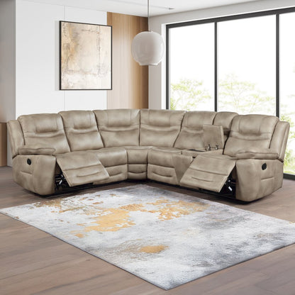 Shelton 3PC Manual Reclining Sectional