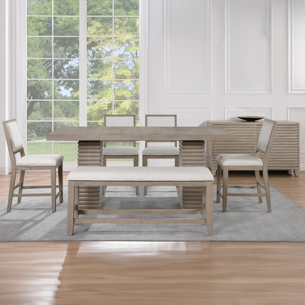 Lily 6-Piece Counter Dining Set