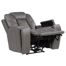 Daniel Triple Pwr Leather Theat Recliner