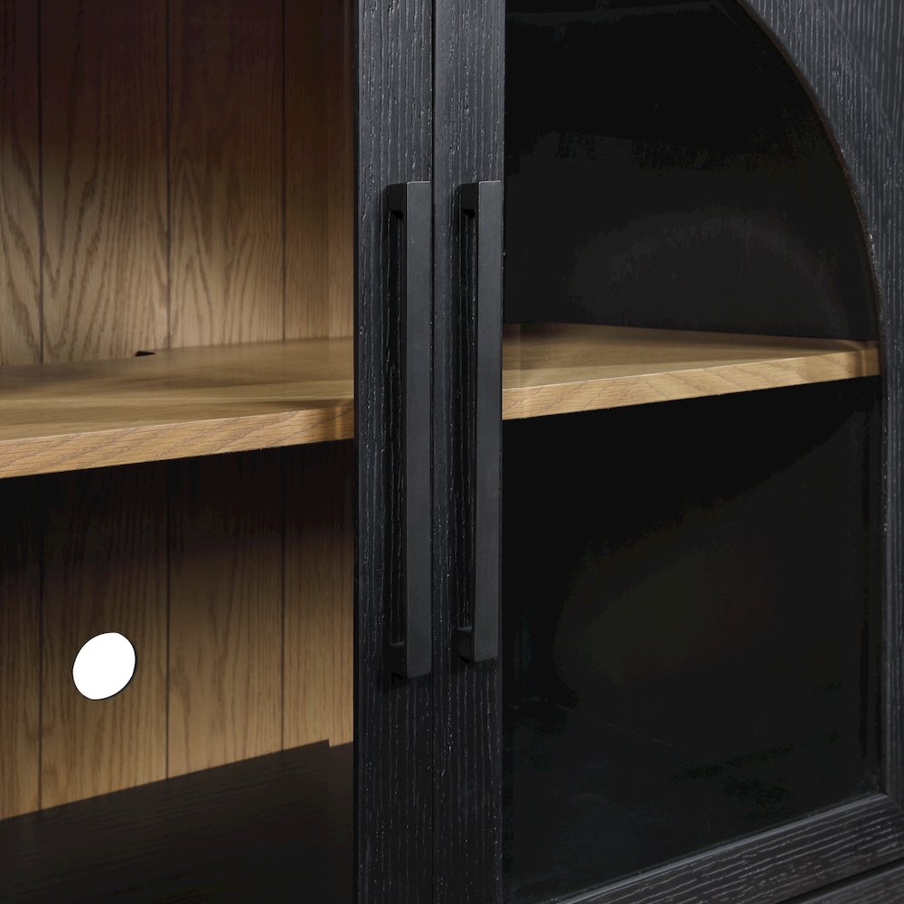 Magnolia Cathedral Doored Server, Black