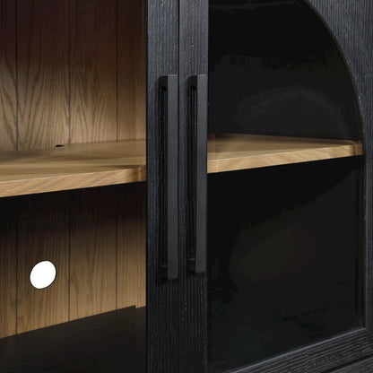 Magnolia Cathedral Doored Server, Black