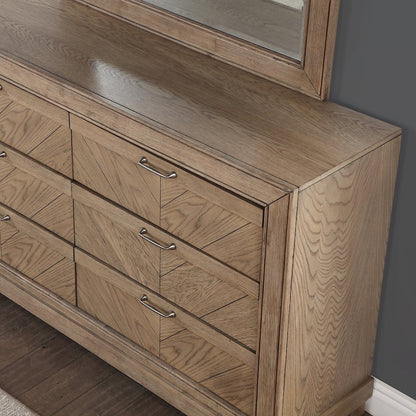 Montana Dresser and Mirror, Sand