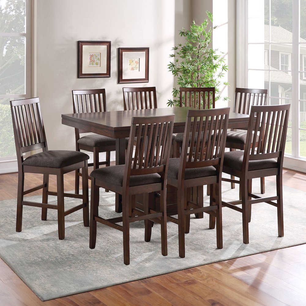 Yorktown 9-Piece Counter Dining Set